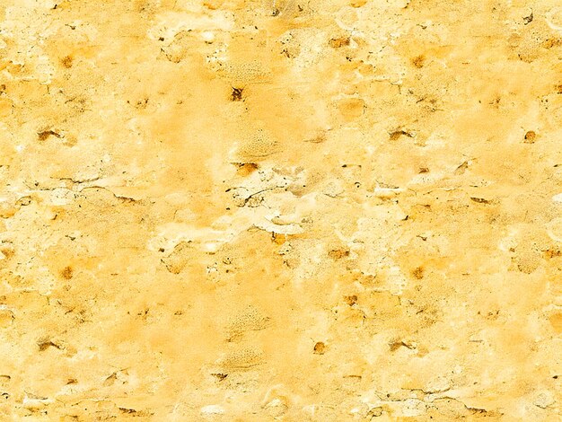 old stone wall with light yellow plaster with cracks and stains from smudges Seamless texture image