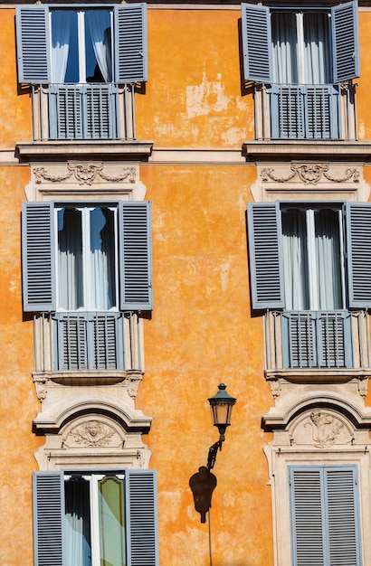 Vecchia via nell'antica roma, italia.