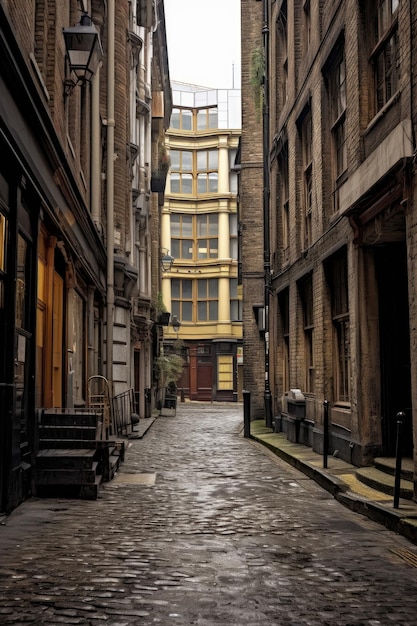 Old streets of london digital photography