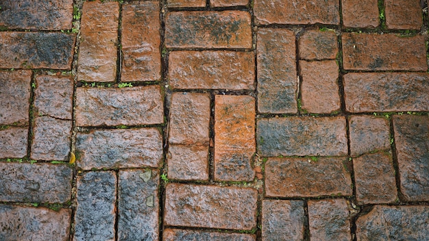 Old style Brick wall background.