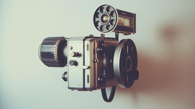 Photo old style movie camera