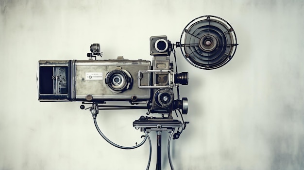 Photo old style movie camera