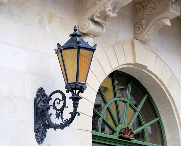 Old style street lamp
