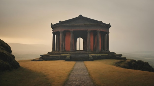 Photo an old temple