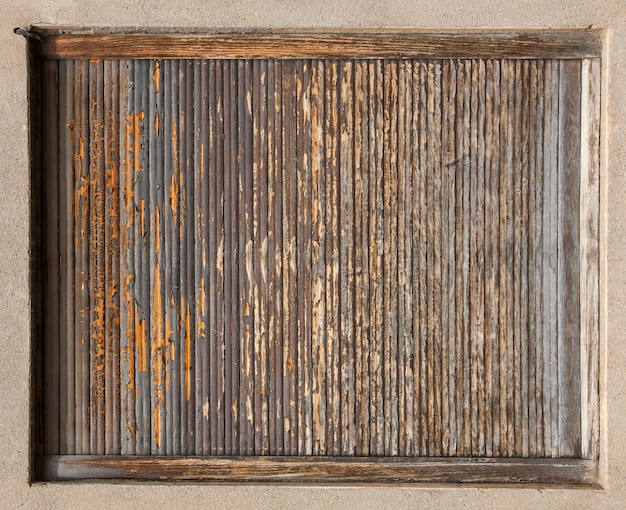 The old  texture painted wooden boards.