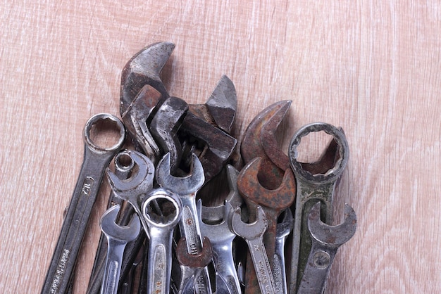 Гаечные ключи старых инструментов