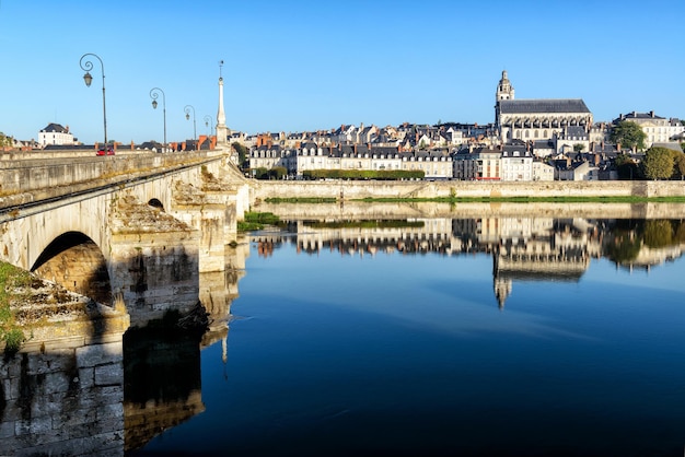 Old town of Blois in the Loire Valley