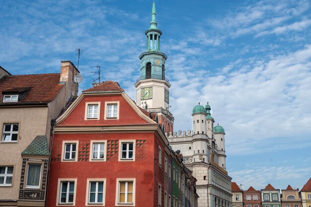 The old town buildings