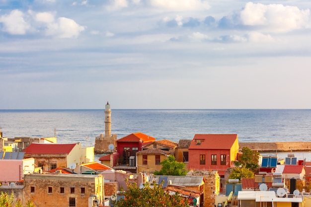 チャニアの旧市街、クレタ島、ギリシャ