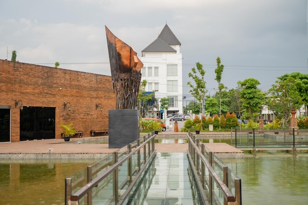 Old town design of Semarang building with museum