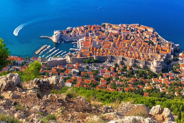 Città vecchia di dubrovnik croazia