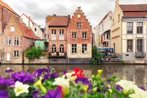 Old town of Ghent Belgium