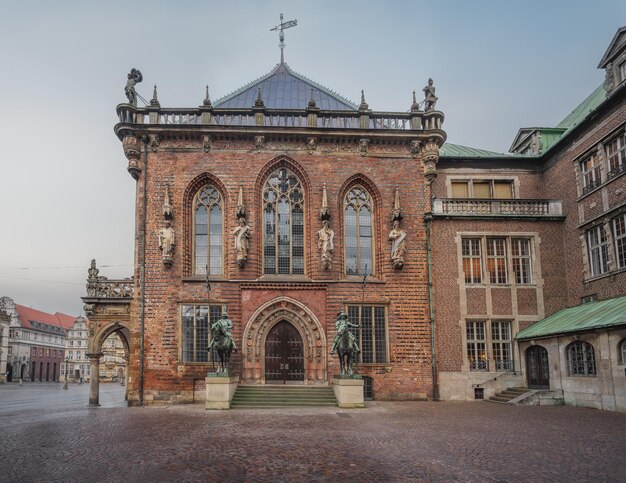 Photo old town hall bremen germany