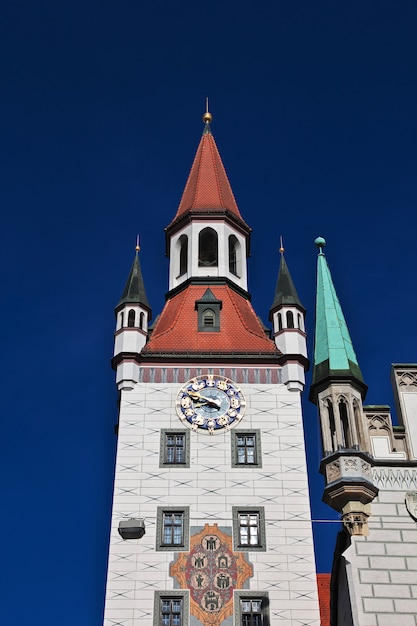 Photo old town hall in munich, germany