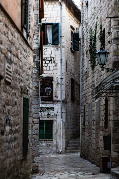 Old town narrow streets