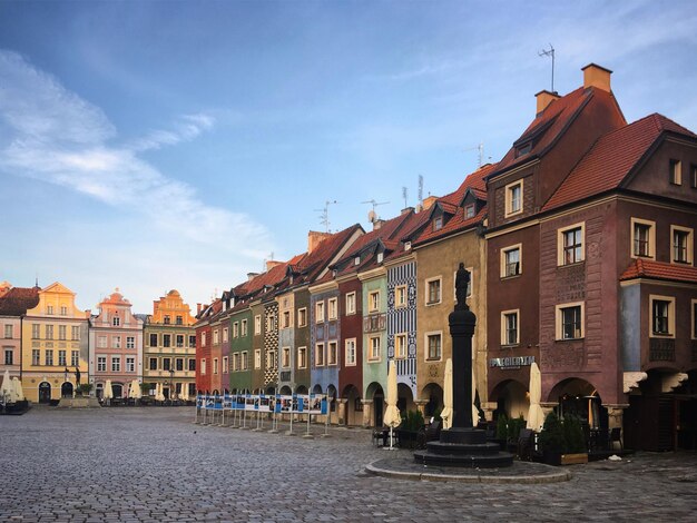 Old town Pozna Poland June 2019