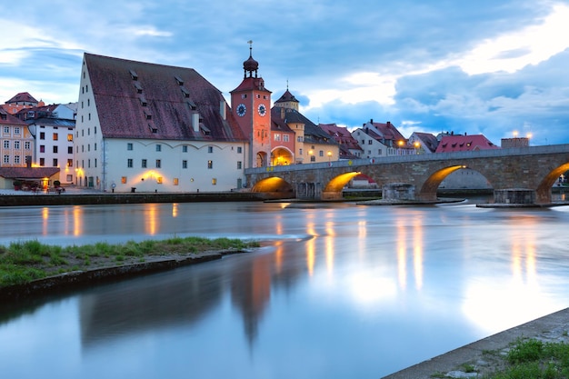 Старый город Регенсбург, Бавария, Германия