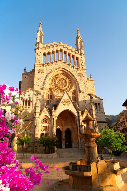 Photo old town of soller spain