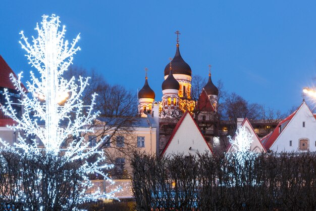 Città vecchia di tallinn, estonia