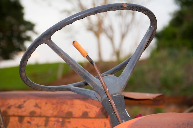 Old Tractor on the farm