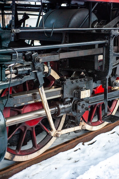 Foto vecchi elementi del treno