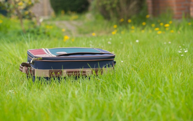 Old travel bag