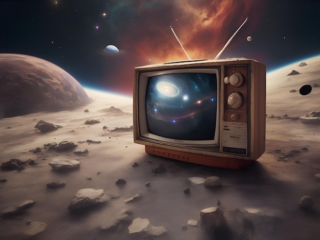 Old tv in space