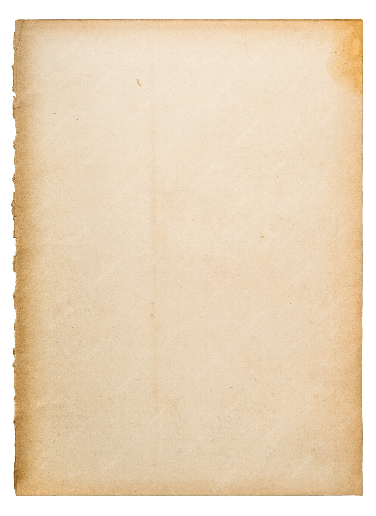 An old sheet of paper, twisted edges, old paper, a roll of parchment. A  document with a copy space for letter illustrations. Watercolour 8847599 PNG