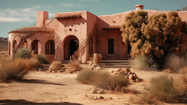 An old Villa in the desert