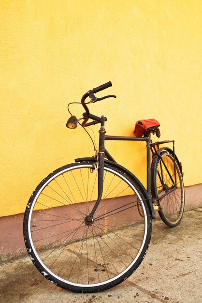 Photo old vintage bicycle