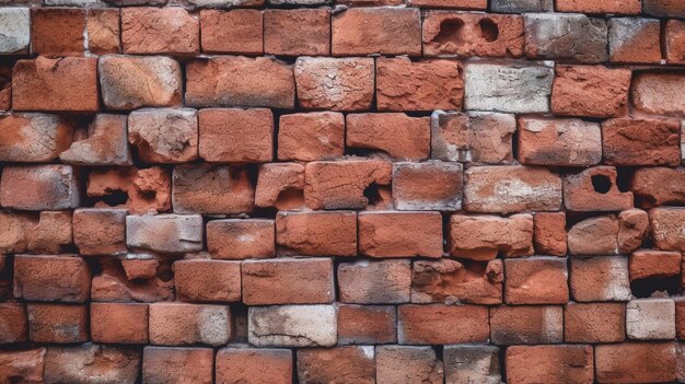 Old vintage dirty brick wall