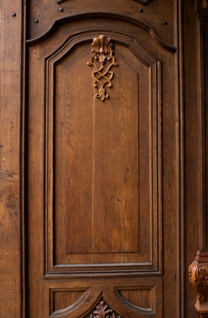 Photo old vintage  door with beautiful pattern