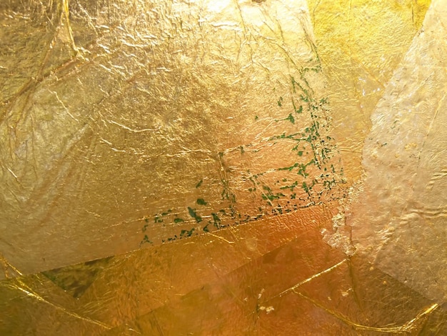 古いビンテージ ゴールド ブロンズ シルバー 緑青 カラフル レザー パップ ファブリック テクスチャ テンプレート 背景 アート