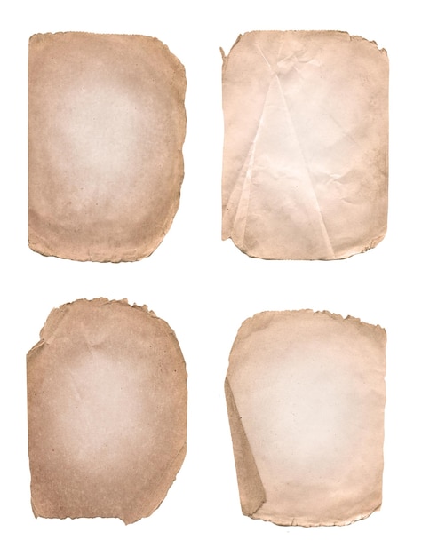 Old vintage paper backgrounds set