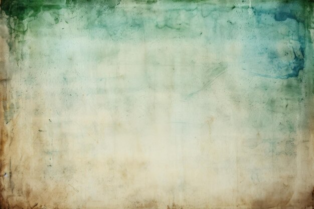 Old vintage paper stained with watercolor paint creating a artistic background