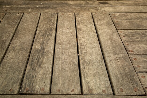 Vecchia tavola di legno planked vintage. legna.