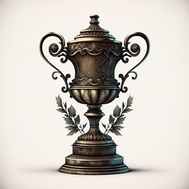 Photo old vintage trophy championship