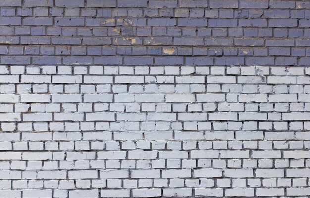 Old vintage twotone brickwork