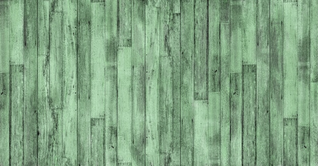 Old vintage wood textured green color background