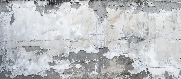 Old wall with grey and white plaster coating