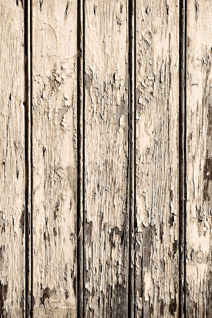 Old weathered white wood wall background texture