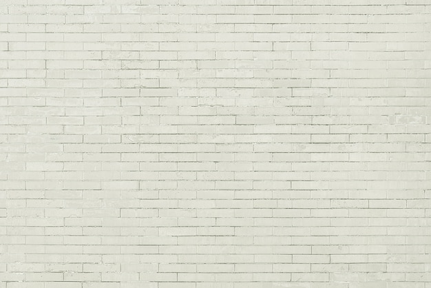 Old white brick wall background texture