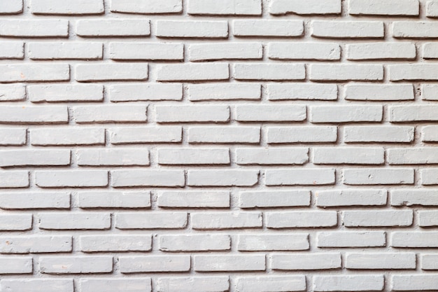 Old white brick wall texture use for background