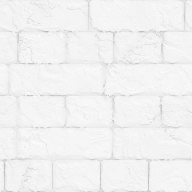 old white cobblestone brick background