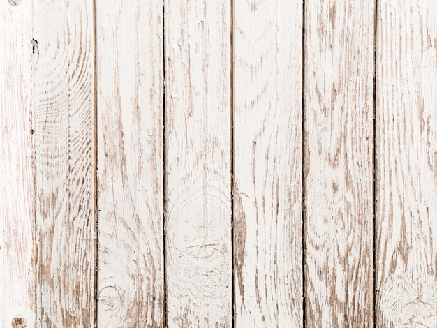 Fondo di legno della plancia dipinto vecchio bianco