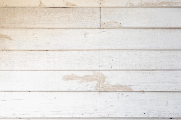 Old white wood planks surface texture background