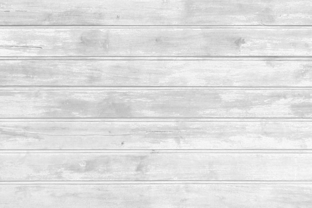 Photo old white wooden plank wall texture background