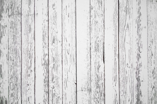 Old white wooden planks