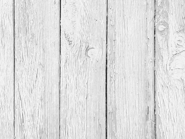 Old white wooden surface texture background