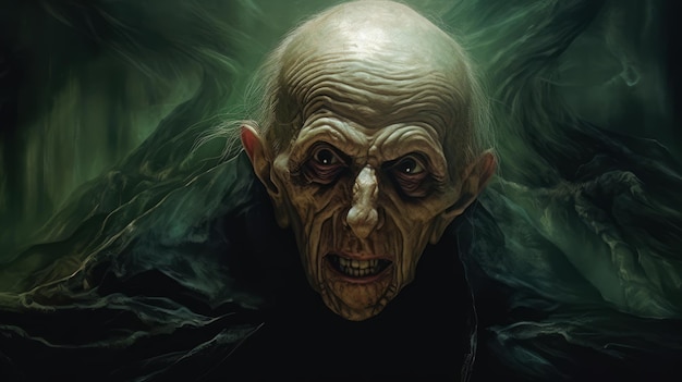 Old woman vampire nosferatu